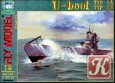 Подводная лодка U-Boot типов IA и XB – масштабная модель из картона