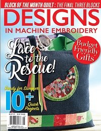 Designs in Machine Embroidery № 117 2019 July/August