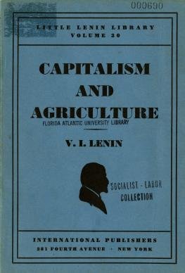 Capitalism and Agriculture
