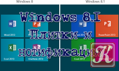 Windows 8.1 Плитки и нотификации